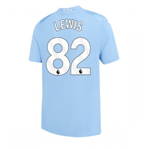 Manchester City Rico Lewis #82 Domaci Dres 2023-24 Kratak Rukavima